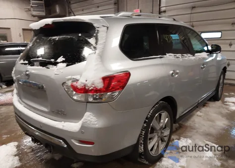 2015 Nissan Pathfinder Platinum from USA, damaged, VIN 5N1AR2MM1FC718825